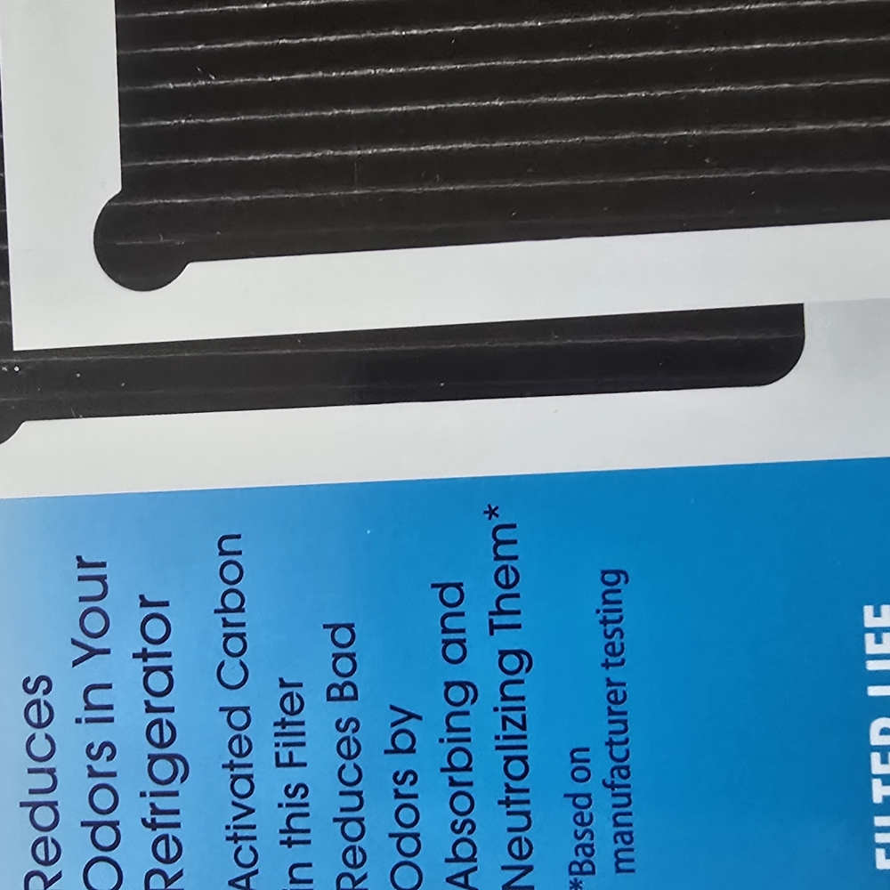 Refrigerator Air Filter with Black Design
